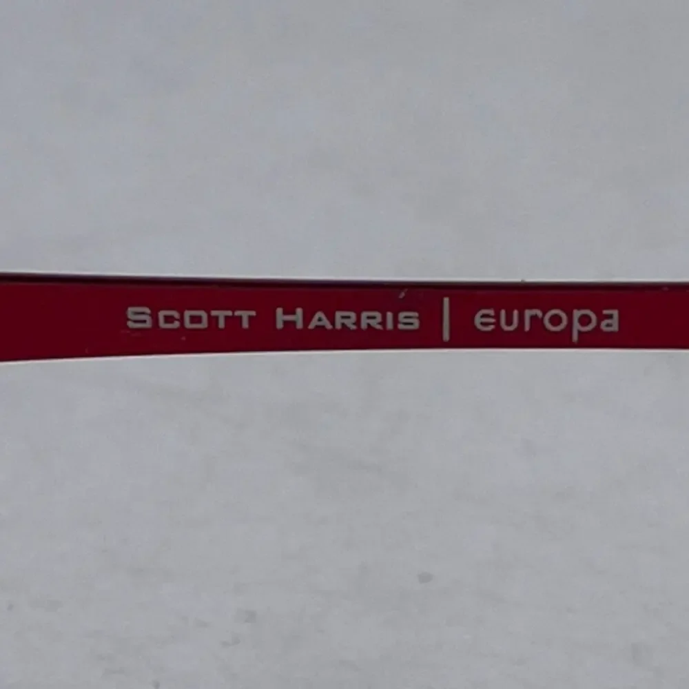 Scott Harris Europa SH-402 Women's Eyeglasses‎ Frame Red Cat Eye 50-17-135 mm